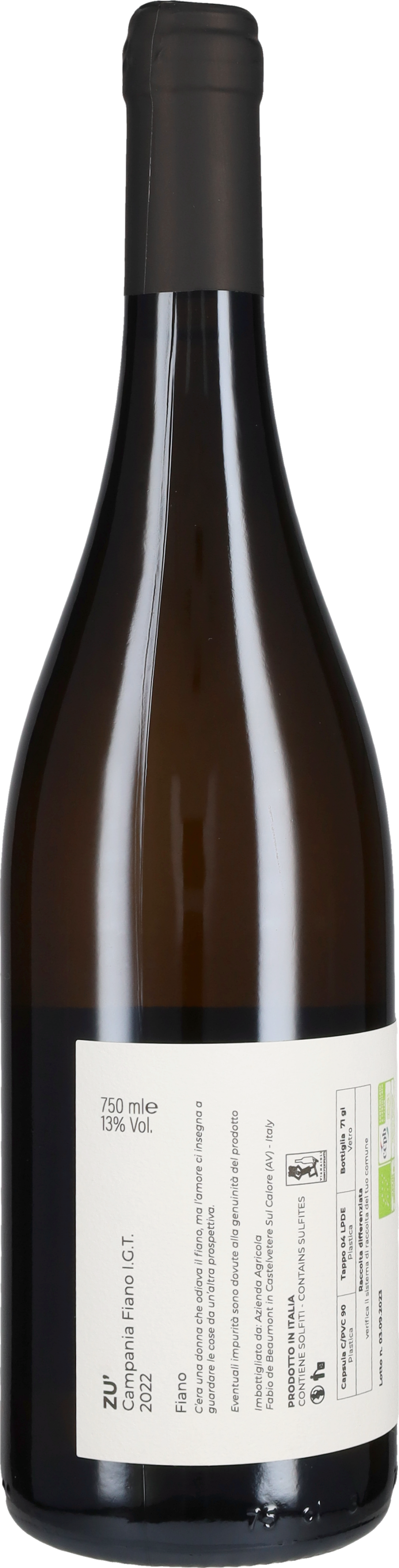 Fiano 'Zù' De Beaumont 2023