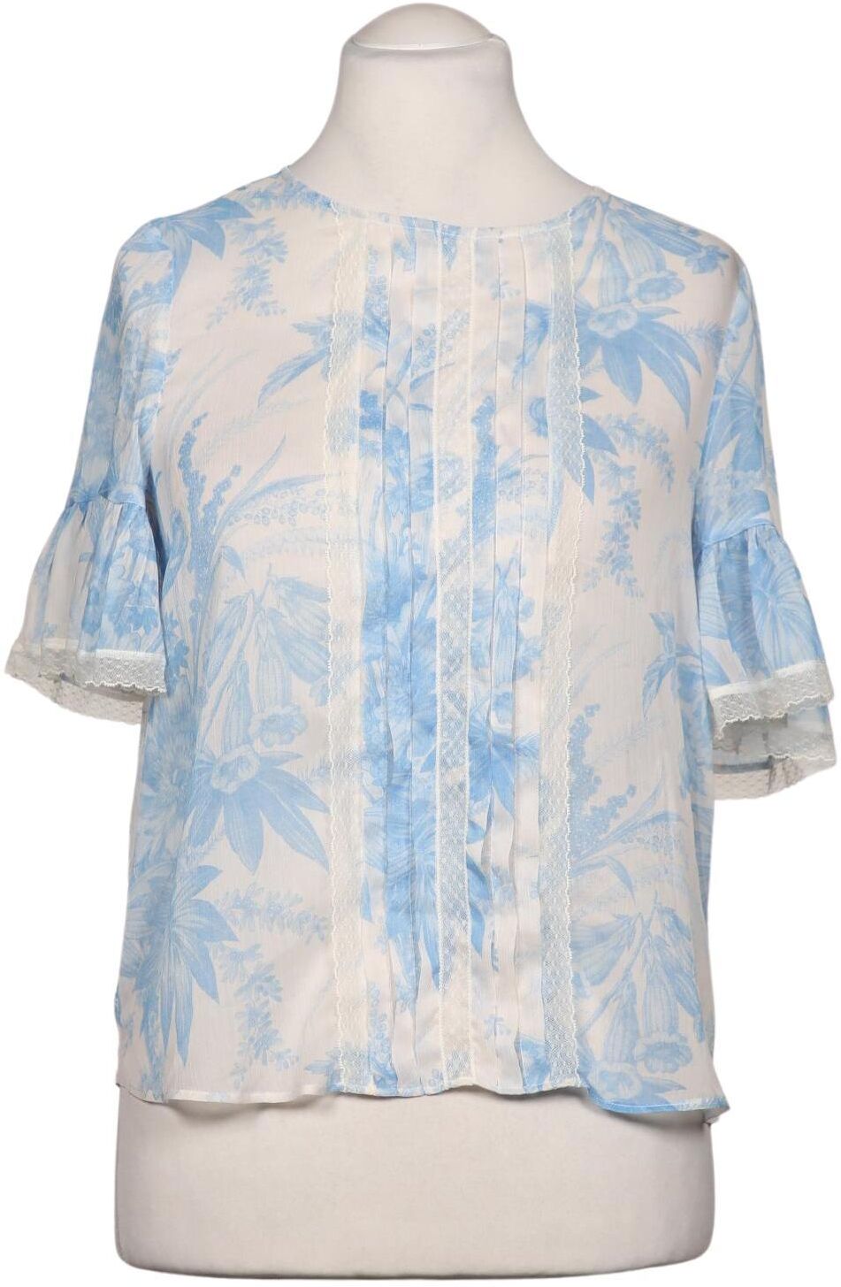Twinset Damen Bluse, Mehrfarbig, Gr. EU 34 (IT 40), Synthetik - Second Hand