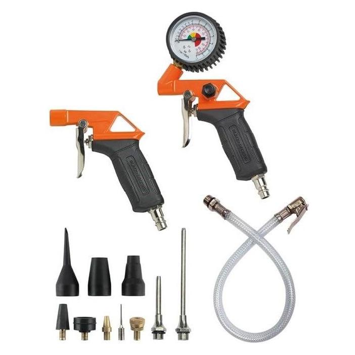 Black & Decker PNEUMATIC TOOLS KIT 9045879BND B&D 13PCE (10 Bar) (436400)