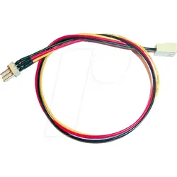 ADAPTER 3/3 30CM - Molex Verlängerung, Stecker und Buchse, 30 cm