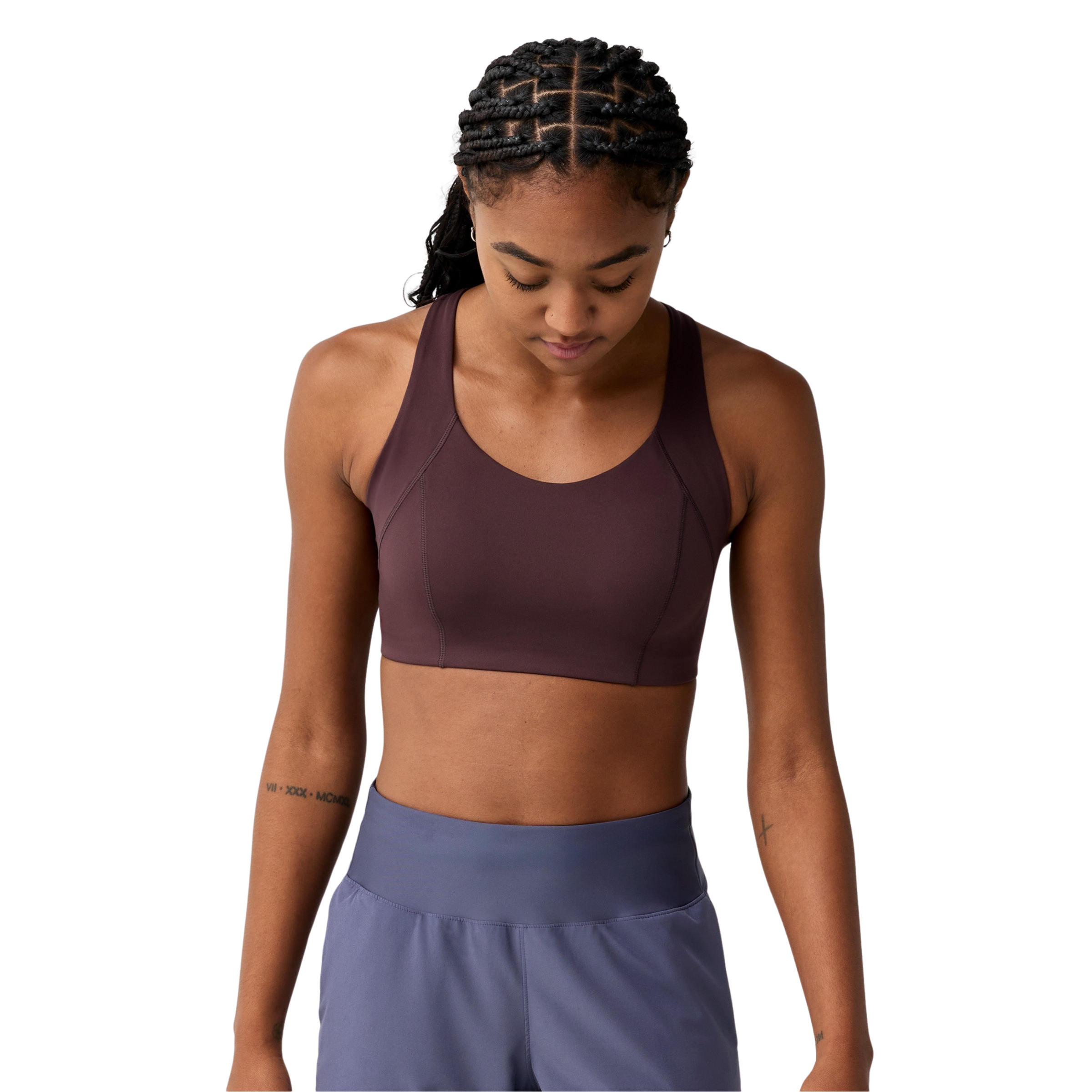 Brooks Chaser Padded Sport BH Damen Sport-BHs braun Größe M Laufen Elastisch