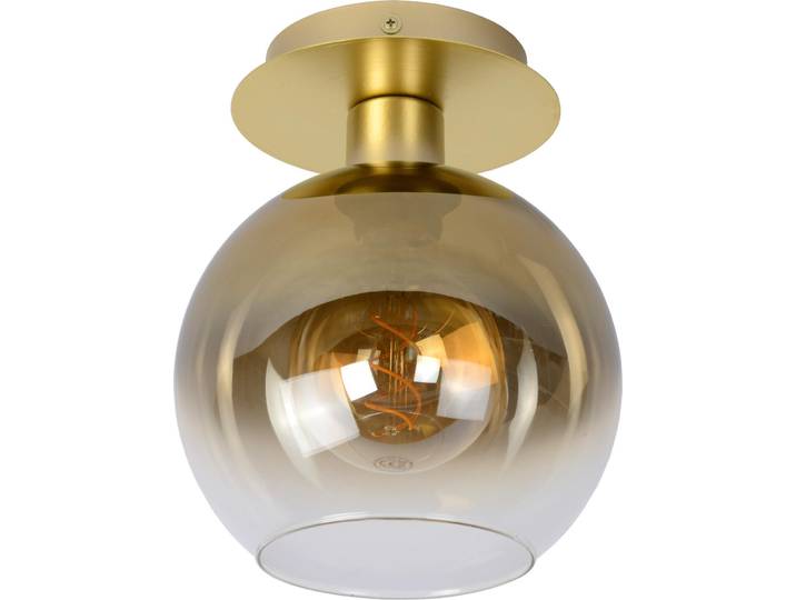 Dimmbare Glasleuchte für LED-Leuchtmittel, 20x20x24.5 cm
