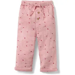 Tchibo - Baby-Schlupfhose - Baby - Gr. 86/92 - rosa/print