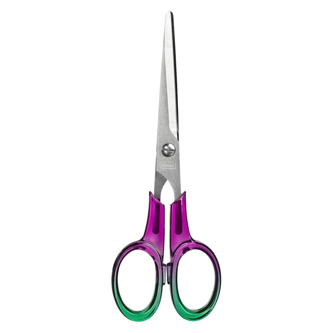 Idena Schere Bicolor Acryl pink/grün (16 cm) (57984152)