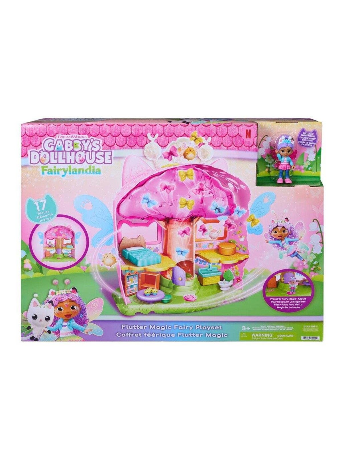 Gabby's Dollhouse Flutter Fairy Magic Playset
