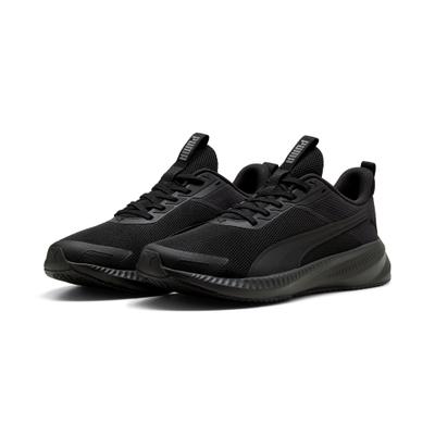 Laufschuh PUMA "FLYER LITE 4", Damen, Gr. 46, Textil, puma schwarz, Schuhe Laufschuh