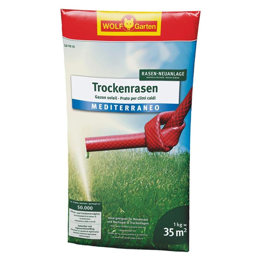 Wolf-Garten LU-TR 35 Trockenrasen Mediterraneo für 35 m² (Rasensamen) (3824010)
