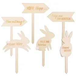 Papierdrachen Ostereiersuche - Holz Set