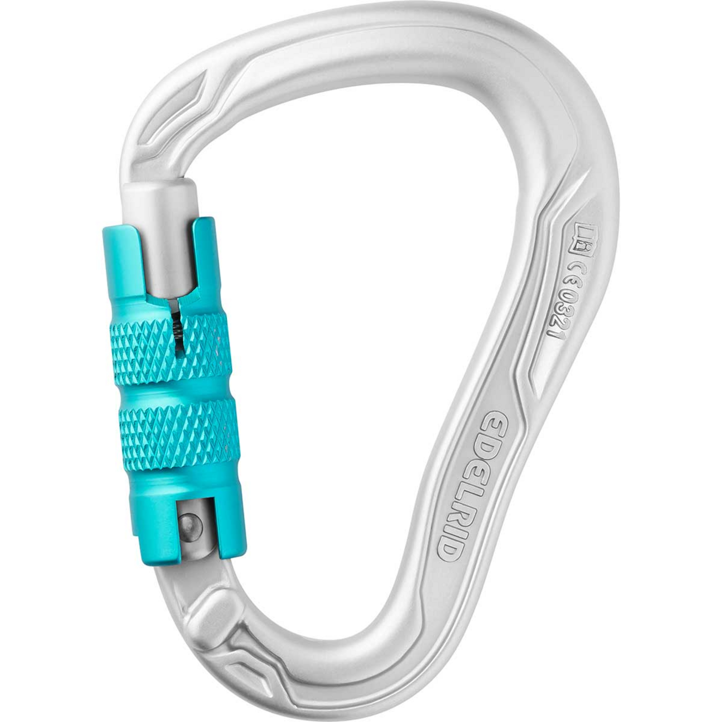 Edelrid HMS Bullet Triple Karabiner Karabiner silber Alpinklettern | Sportklettern