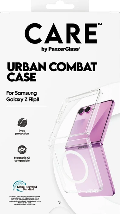 PanzerGlass CARE Hülle Samsung Galaxy Z Flip8 Urban QI klar