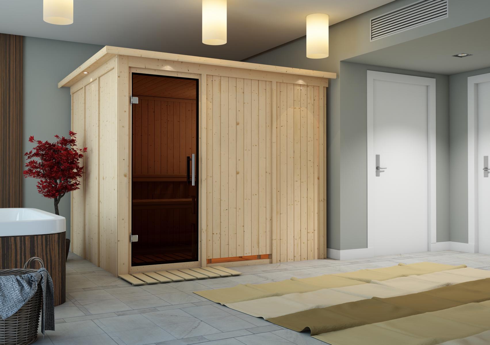 KARIBUHOLZT Sauna Gobin Front, o. Zub. graphitf. GGT u. DK 09231516