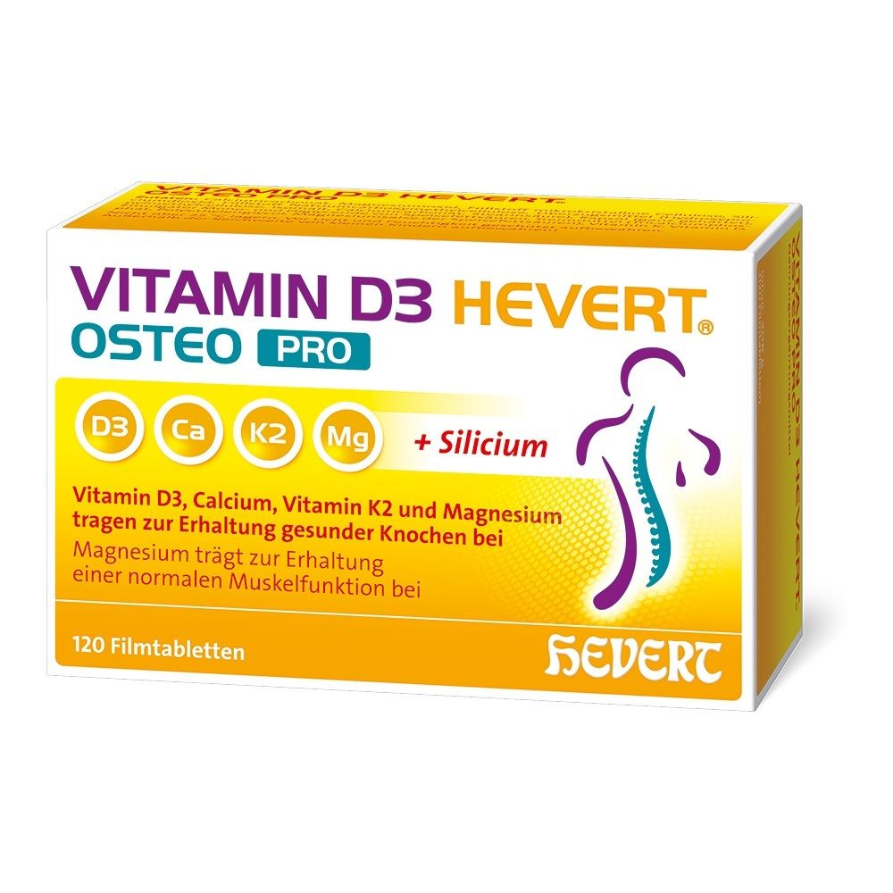Vitamin D3 Hevert Osteo Pro Filmtabletten 120 St