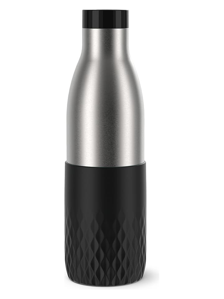 Emsa Trinkflasche "Bludrop" in Schwarz - 700 ml - onesize