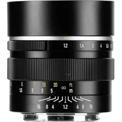 7artisans 50mm f/1.2 - Nikon Z-Mount - Black (Nikon Z, APS-C / DX), Objektiv, Schwarz