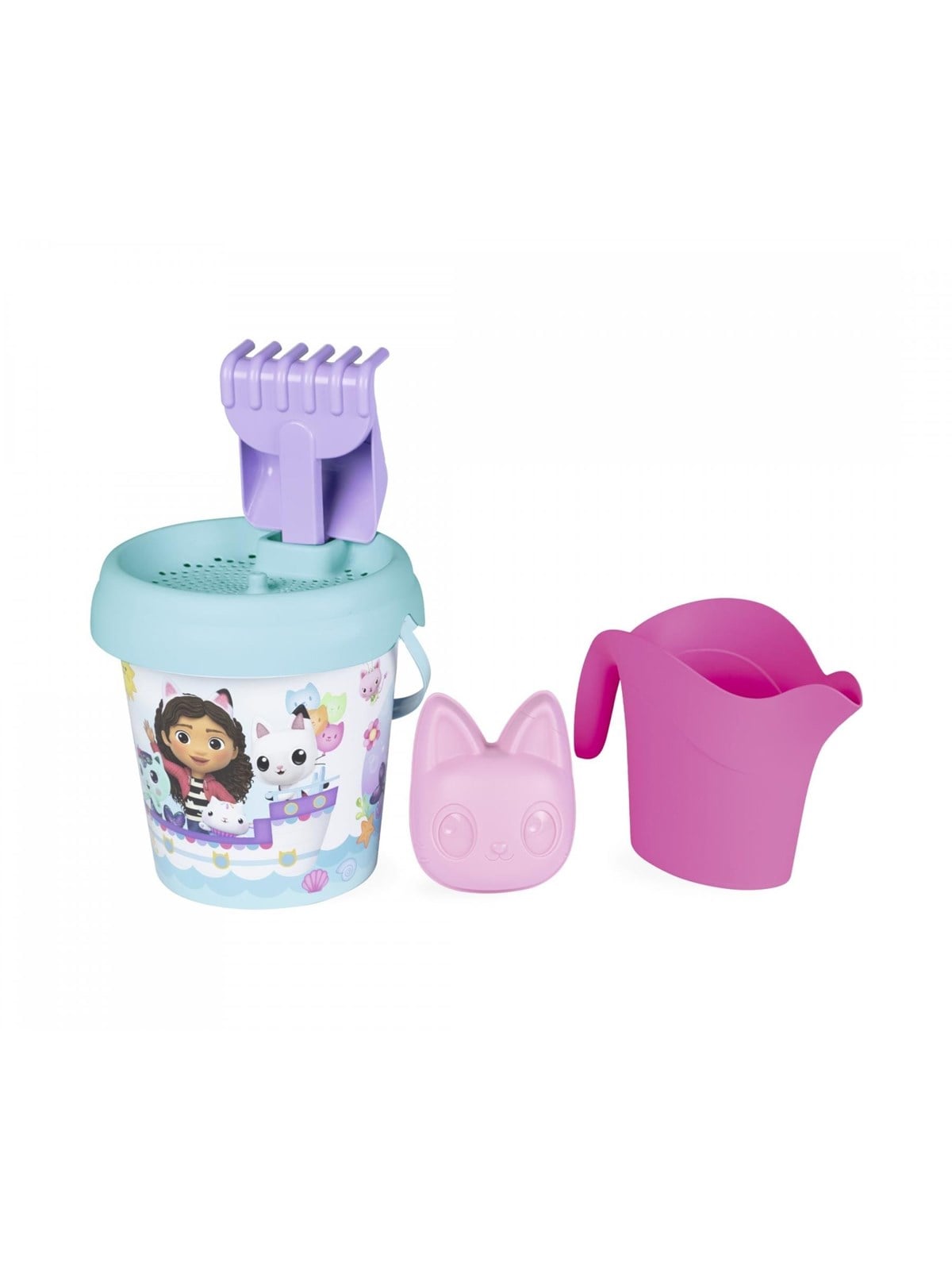 Smoby Gabby mittelgroßer dekorierter Eimer + Gießkanne