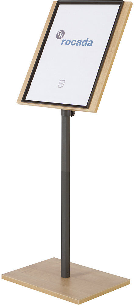 kaiserkraft Infoständer NATURAL, HxBxT 1320 x 400 x 300 mm, für DIN A3