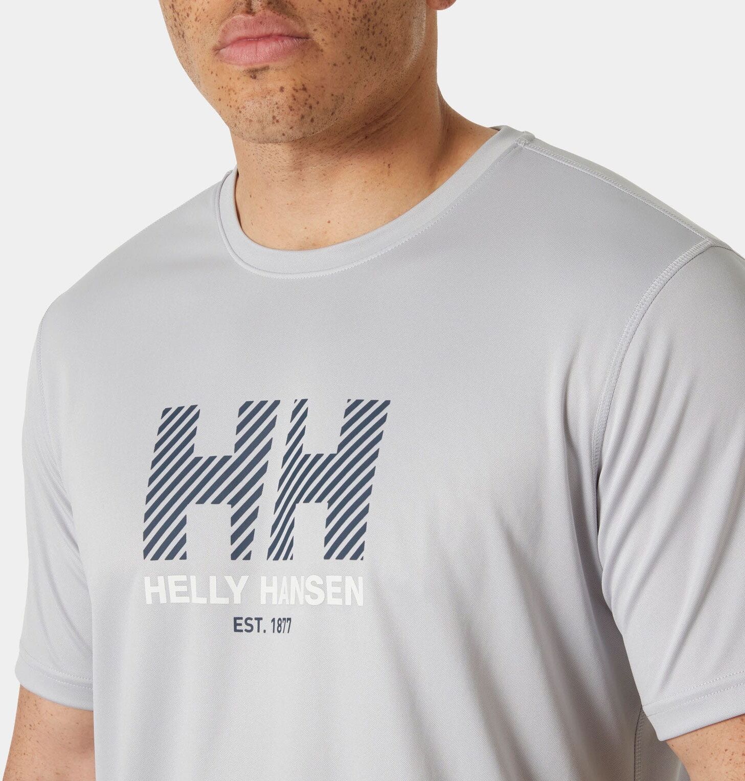 Helly Hansen Men's Tech Graphic T-shirt 2.0 - Grey - M