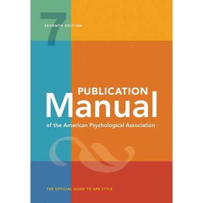 Publication Manual (OFFICIAL), Gebundene Ausgabe von American Psychological Association, Apa, 978-1-4338-3217-8