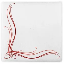 Sovie HORECA Serviette Alex in Bordeaux aus Linclass® Airlaid 40 x 40 cm, 50 Stück - Ornamente