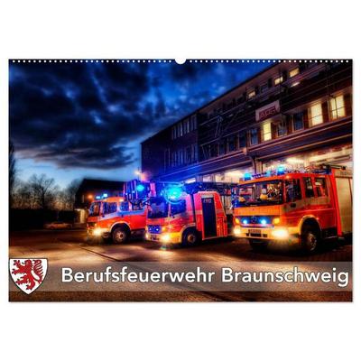 Berufsfeuerwehr Braunschweig (Wandkalender 2027 DIN A2 quer), CALVENDO Monatskalender