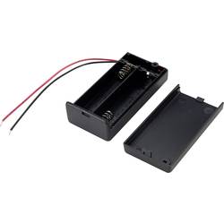 TRU COMPONENTS SBH-321-3A Batteriehalter 2x Mignon (AA) Kabel