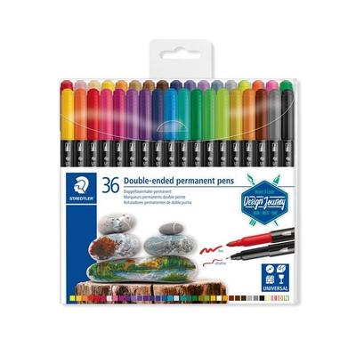 STAEDTLER Doppelfasermaler Duo permanent 36er Set