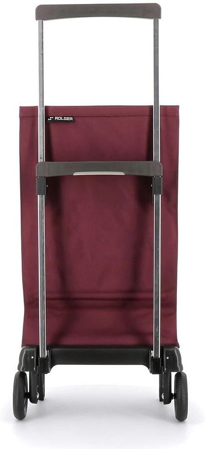 Einkaufstrolley ROLSER "Rolser Plegamatic MF 2", Damen, rot (bordeaux), Polyester, Einkaufskörbe Einkaufstrolley bordeaux Einheitsgröße