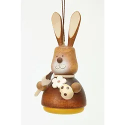 Christian Ulbricht Baumbehang Wackelhase mit Pinsel natur 9,8 cm