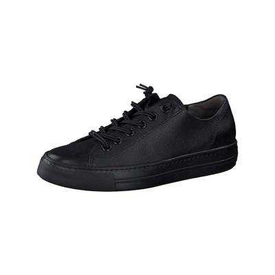 Sneaker PAUL GREEN "Paul Green Sneaker Glattleder", Damen, Gr. 43, schwarz, Glattleder, Schuhe Sneaker