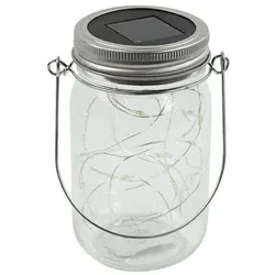 Solarlampe Glas klar