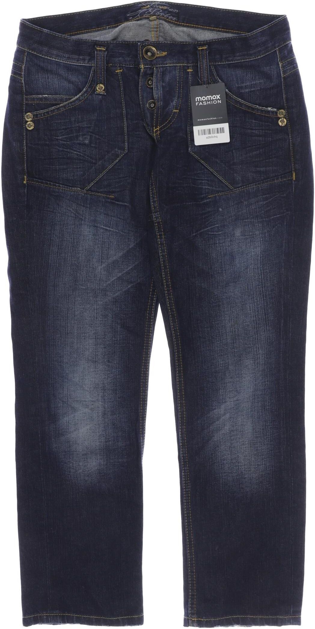 Freeman T. Porter Damen Jeans, Marineblau, Gr. W28, Baumwolle - Second Hand