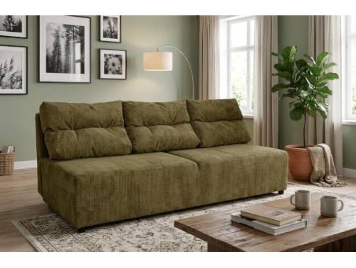 Family Meble Schlafsofa Kimo Ramona – zielony