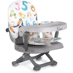 Kinderstuhl Kiwi, Kinder Stuhl-, Sitzerhöhung, Boostersitz, Tisch, klappbar grau weiss
