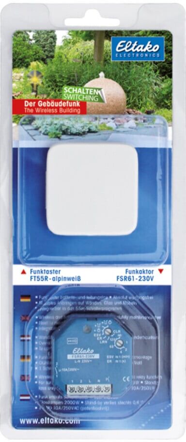 Eltako Blister-Pack Schalten FT55R-aw +FSR61 BPS-Ö#30000021)