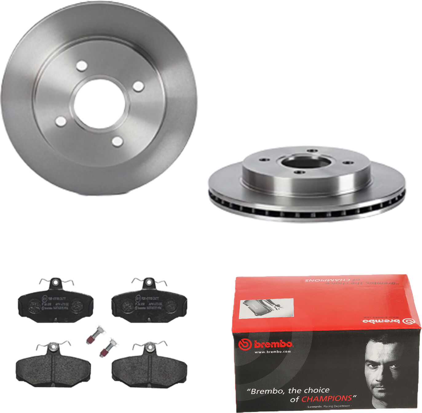 Brembo Bremsensatz, Scheibenbremse Bremsensatz-Hinterachse Ijdtidiwp6 Hinterachse Innenbelüftet 253mm 20mm Für Ford Ac Mercury
