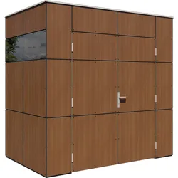 Bertilo Gartenhaus HPL Mini - 6 mm Italian Walnut