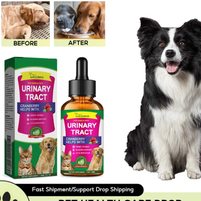 Happy Pet Pantry Cranberry Bladder Health Drops For Dogs Urinary Tract & Kidney Support Supplement Cranberry Bladder Health Drops For Dogs Urinary Tract & Kidney Support Supplement