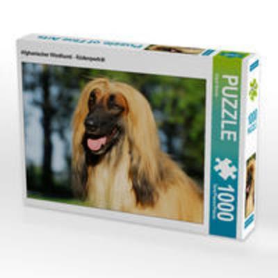 CALVENDO Puzzle Afghanischer Windhund - Rüdenporträt 1000 Teile Lege-Größe 64 x 48 cm Foto-Puzzle Bild von Sigrid Starick