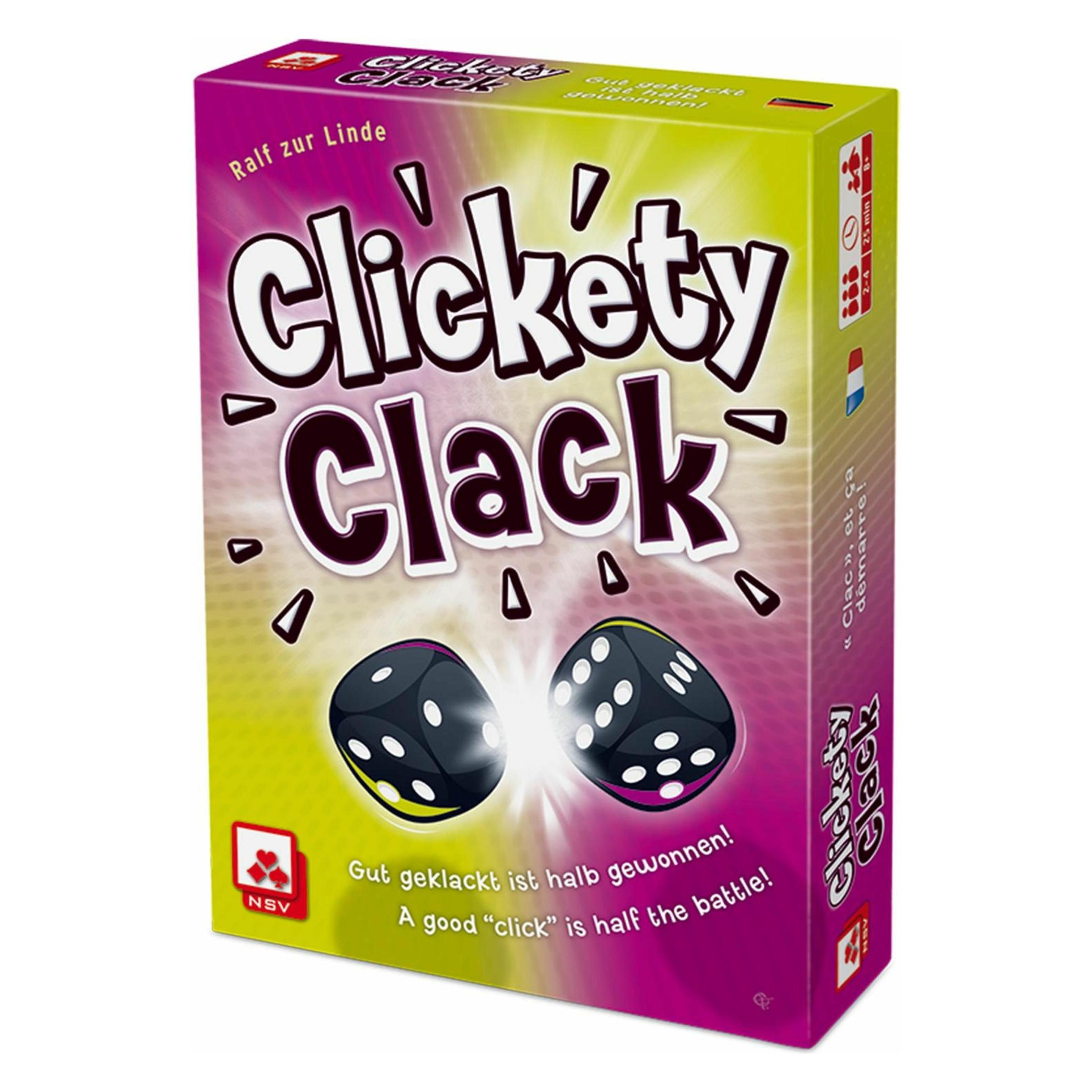 NSV Clickety Clack (Deutsch, Englisch, Französisch, Italienisch, Spanisch, 2 - 4 Spieler) (415303)
