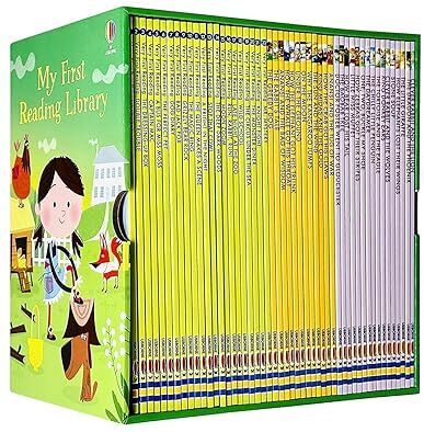 Usborne Very First Reading Library 50 Books Collection Set - Paperback - Ages 5-7 - Phonics & Early Reading Scheme, Traditional Tales & Fables