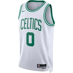 Nike, Herren, Sportshirt, Boston Celtics Association Edition 2022/23 Dri-FIT NBA Swingman Jersey (S), Weiss