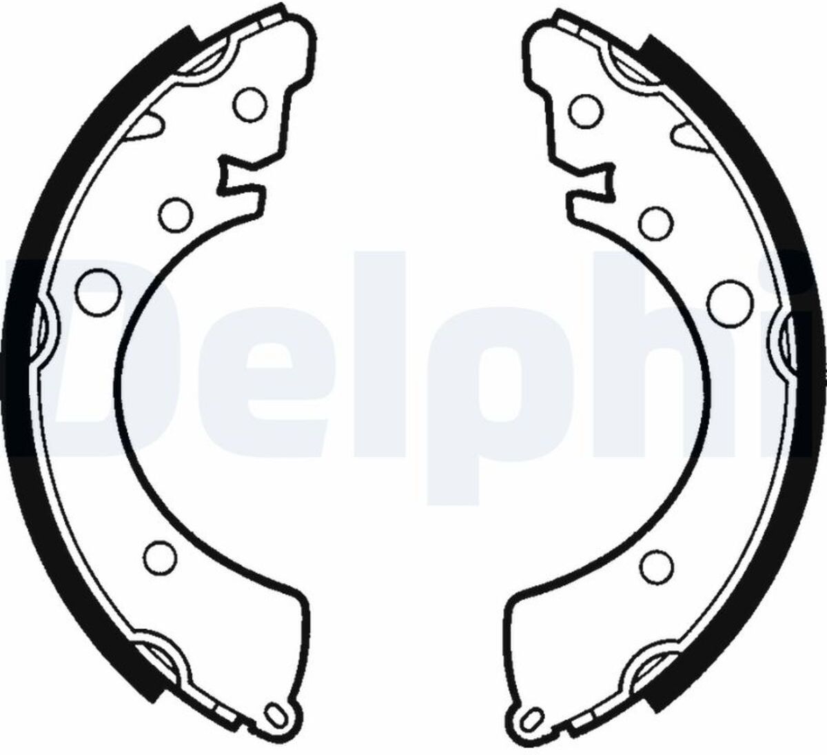 Bremsbackensatz DELPHI LS1417