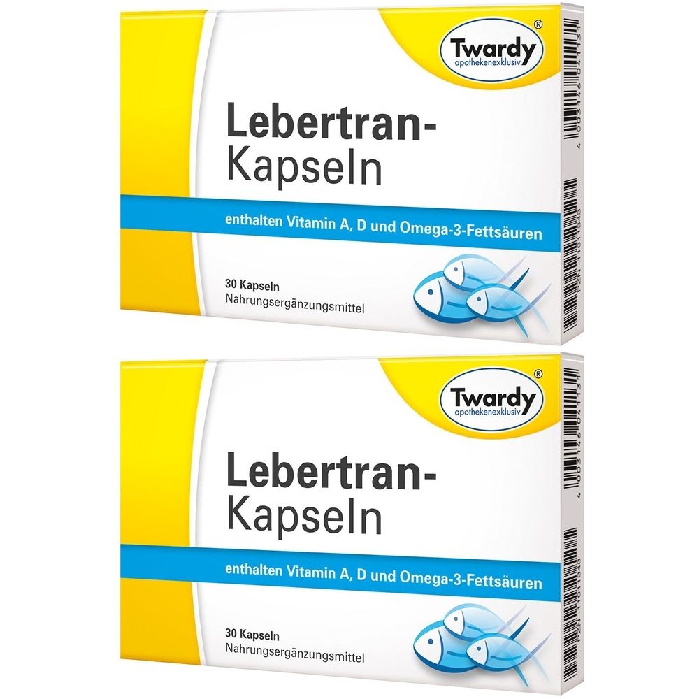 Lebertran Kapseln 2x 2x30 St