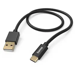 0,48 Gbit/s Stecker USB A auf USB C 1,5 m  201545 Fabric (Schwarz)