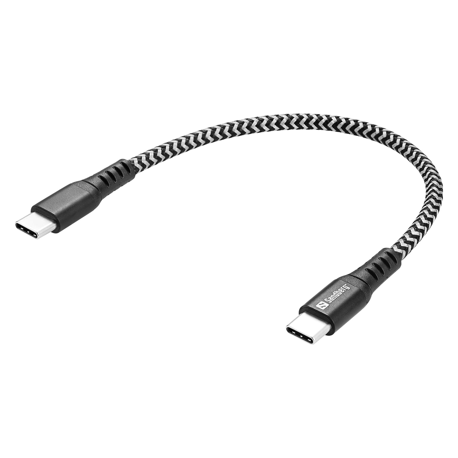 Sandberg Survivor USB-C Cable 0.2M 100W (0.20 m, USB 2.0, 100 W) (441-66)