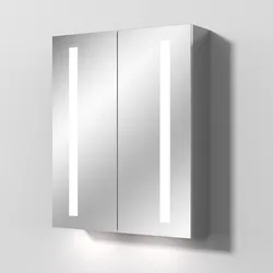 Sanipa Reflection Aluminium-Spiegelschrank ALEX 60 mit LED-Beleuchtung, AU3116L AU3116L