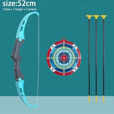 Multisell Products Hub Kids Archery Set Toy With Target Safe Outdoor Bow And Arrow Shooting Game For Children green