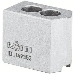 Röhm, Zubehör Maschine, Aufsatzbacken Grösse 110, 3-Backen-Satz, härtbar Spitzverzahnung 90°