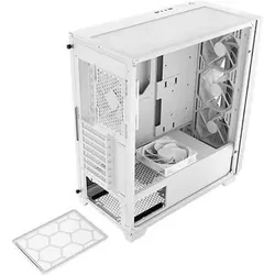 Antec Geh Gamer Dark Fleet DF800 FLUX Midi Tower weiss retail (ATX, Mini-ITX), PC Gehäuse, Weiss