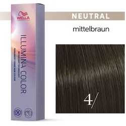 Wella Illumina Color Haarfarbe 4/ Mittelbraun